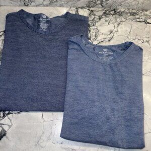 Mack Weldon Men’s Large Blue Performance Tee Shirt Bundle Lot